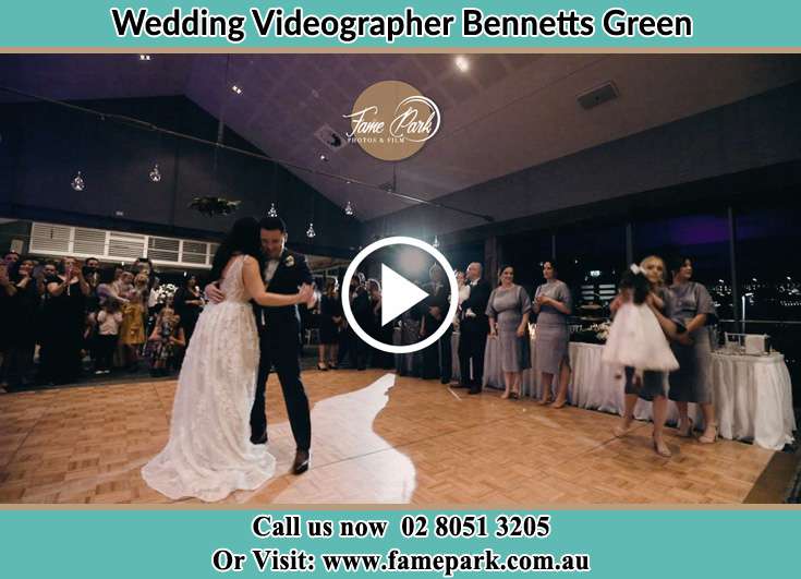 The newlyweds dancing Bennetts Green NSW 2290