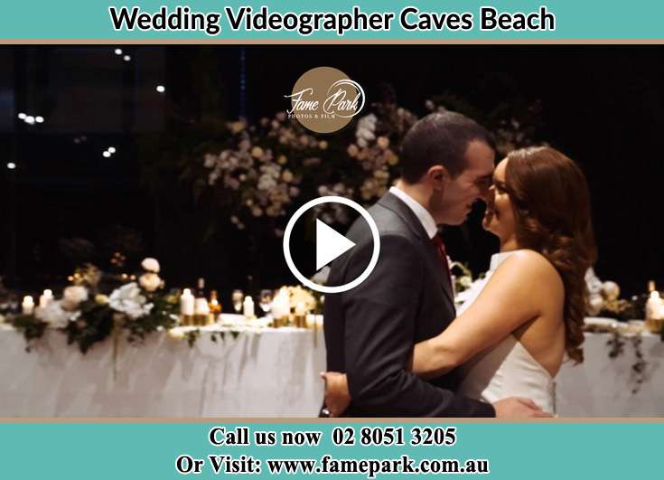 Bride and Groom looking at each other while dancing Caves Beach NSW 2281