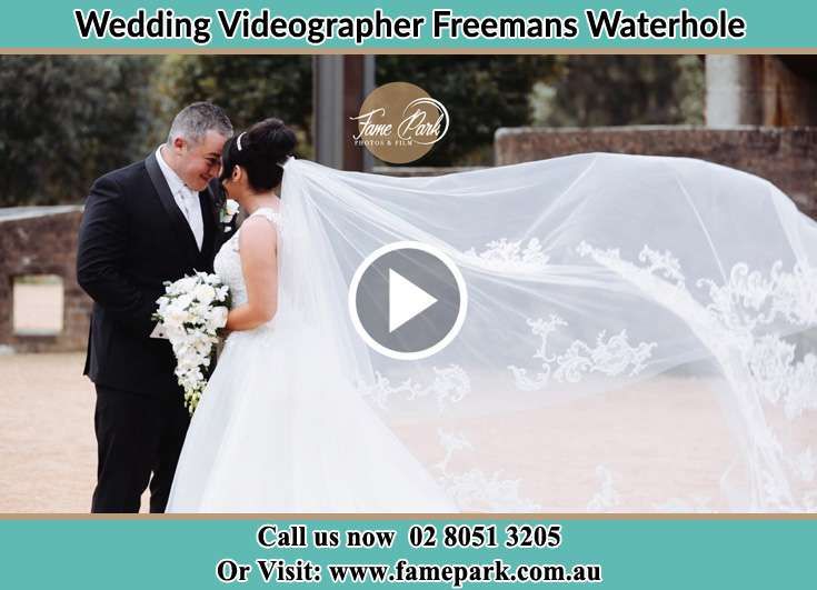 The newlyweds looking at each other Freemans Waterhole NSW 2323