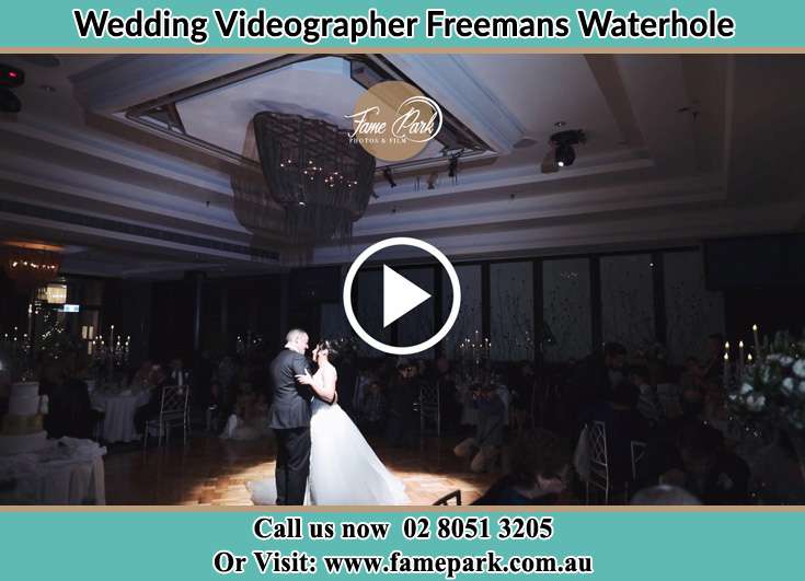 The newlyweds dancing Freemans Waterhole NSW 2323