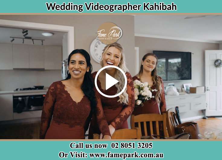 The bridesmaids smiling Kahibah NSW 2290