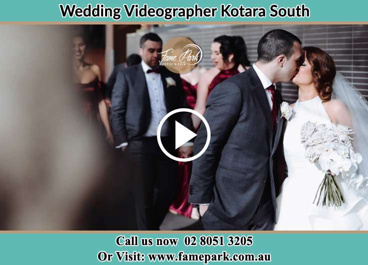 The newly weds kissing Kotara South NSW 2289