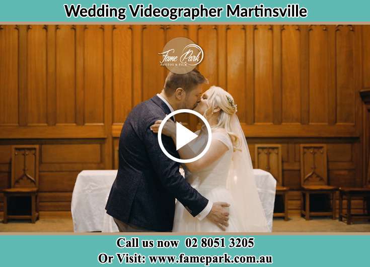 The Groom and the Bride kissing Martinsville NSW 2265