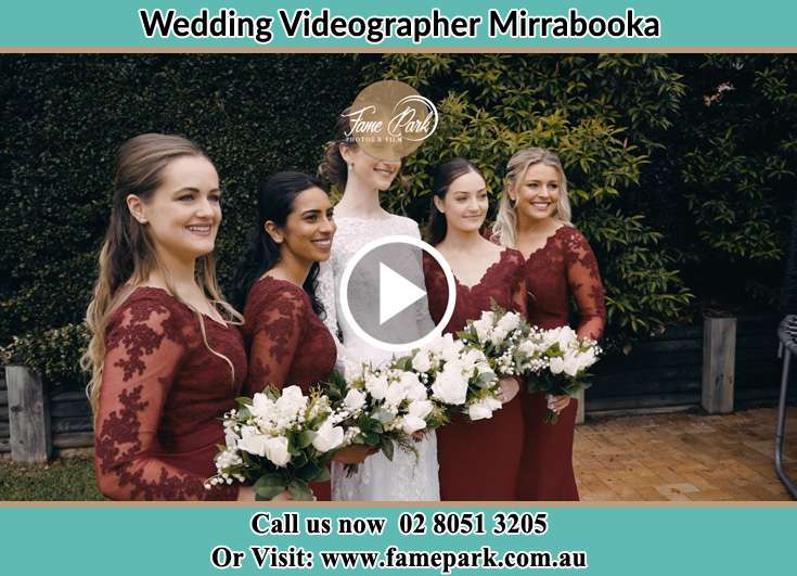 Bride and her secondary sponsors Mirrabooka NSW 2264