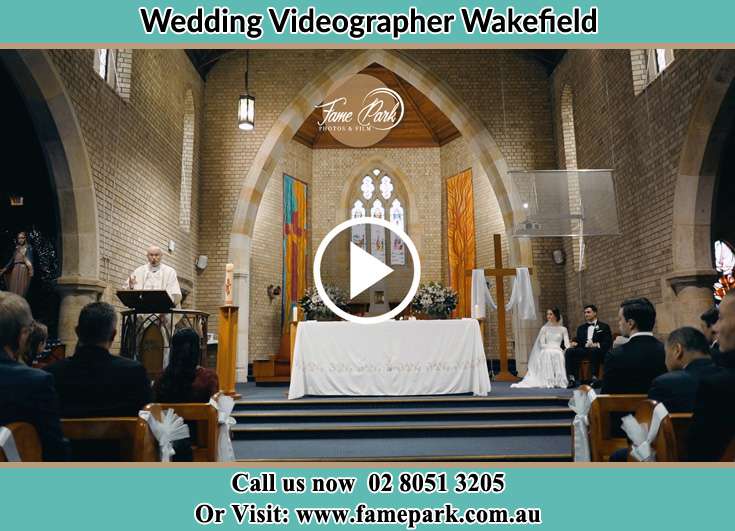 During the wedding ceremony Wakefield NSW 2278