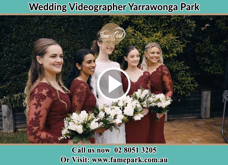 Bride and her secondary sponsors Yarrawonga Park NSW 2264